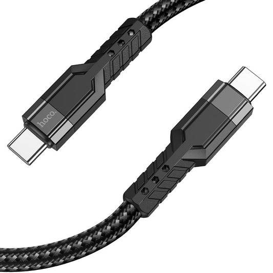 HOCO Cable Type-C vers Type-C 60W U110 - Noir