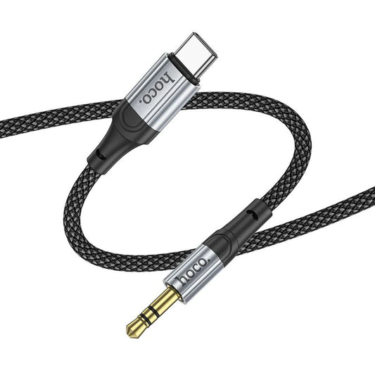 HOCO Cable Type-C vers AUX audio UPA26 - Noir