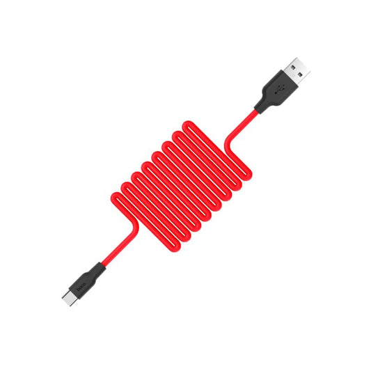 HOCO Cable de recharge Type-C X21 - Rouge